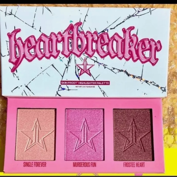 🚫 SOLD OUT 🚫 Jeffree Star Heartbreaker Frost Highlighter Palette NIB - Picture 2 of 6